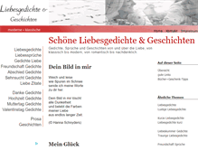 Tablet Screenshot of liebesgedichte-geschichten.net